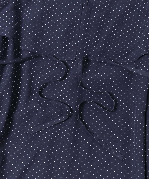 URBAN RESEARCH ROSSO（アーバンリサーチロッソ）の「『WEB限定』ドットプリントケープワンピース（ワンピース・レディース・NAVY/BLACK・FREE）」の13枚目の写真