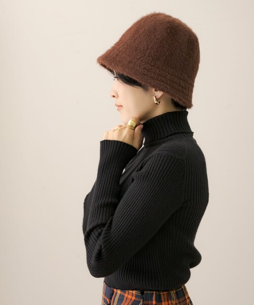 URBAN RESEARCH Sonny Label（アーバンリサーチサニーレーベル）の「シャギーハット（ハット・レディース・オフ/ブラック/ブラウン・one）」の13枚目の写真