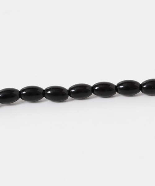 SMELLY（スメリー）の「オーバルビーズネックレス（ネックレス・レディース・BLK・-）」の10枚目の写真