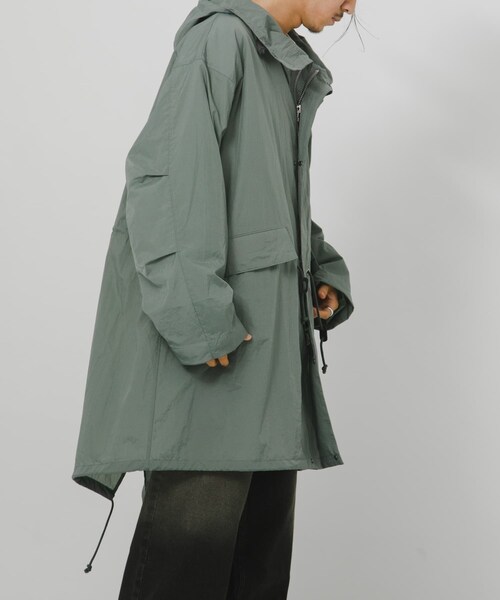 URBAN RESEARCH（アーバンリサーチ）の「POLYPLOID　MODS PARKA C（モッズコート・メンズ・BLACK/SAGE・3/4）」の16枚目の写真