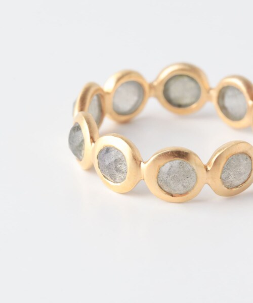 URBAN RESEARCH（アーバンリサーチ）の「ラウンドストーンエタニティリング（リング・レディース・レモン×スモーキー/シーブル×クリソ/ローズ×インカ/グレー×ターコ/ラブラドライト/ルチルクォーツ・11/13）」の10枚目の写真