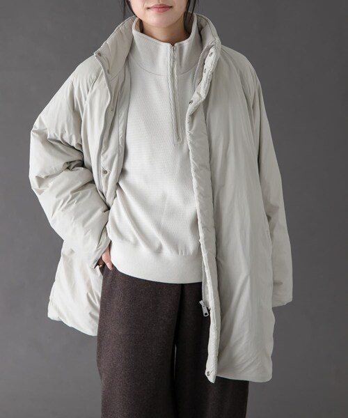 URBAN RESEARCH DOORS(アーバンリサーチドアーズ)の「FORK&SPOON SORONAスタンドカラーブルゾン(ブルゾン・レディース・BLACK/WINE/SAND・1)」の21枚目の写真