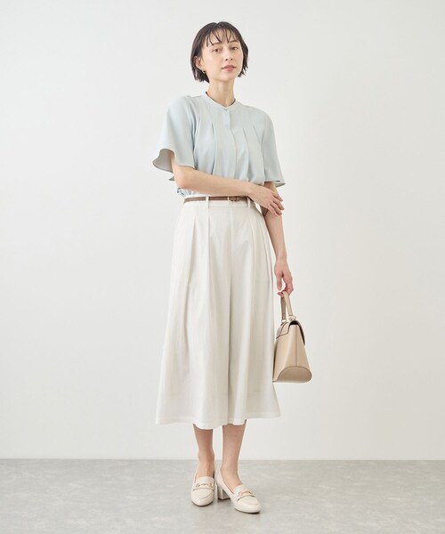 ROPE' PICNIC（ロペピクニック）の「ホワイトレーヨンナイロンガウチョパンツ（スラックス・レディース・ホワイト・L/M/S）」の19枚目の写真