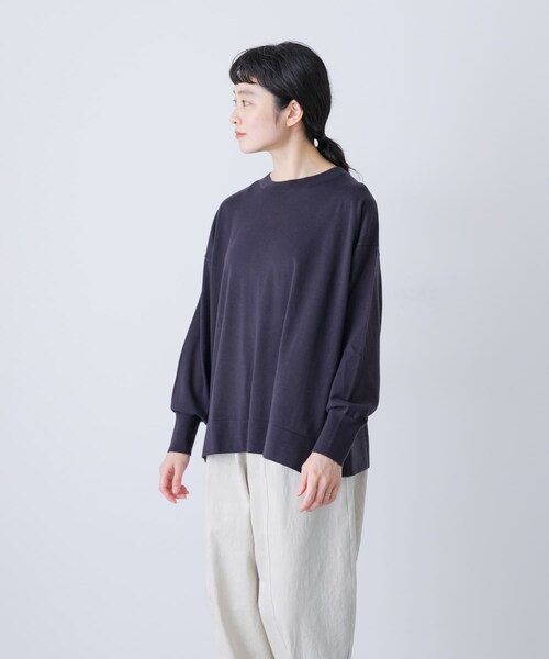 かぐれ（カグレ）の「ウールハイゲージクルーネック（ニット/セーター・レディース・CHARCOAL/BLACK・FREE）」の20枚目の写真