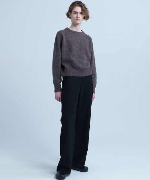 URBAN RESEARCH(アーバンリサーチ)の「new basic CASHMERE SILK MOULINE KNIT(ニット/セーター・レディース・BROWN/BEIGE/BLUE・Free)」の1枚目の写真