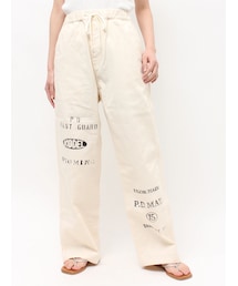 Ungrid | 【Ca】PAYDAY別注 ステンシルデザインラフ(その他パンツ)