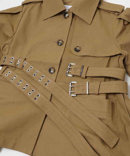 URBAN RESEARCH(アーバンリサーチ)の「GANNI SHORT PEPLUM JACKET(テーラードジャケット・レディース・ERMINE 840・36)」の4枚目の写真