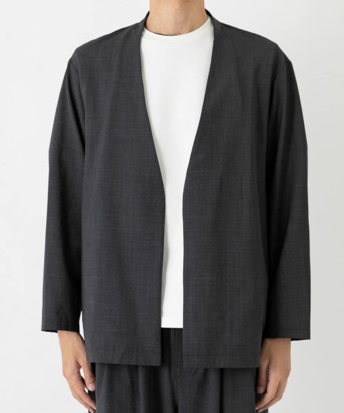 URBAN RESEARCH(アーバンリサーチ)の「『セットアップ対応』『マシンウォッシャブル』ST WASHABLE WL C/LESS JACKET(テーラードジャケット・メンズ・INK NAVY/TAUPE/BLACK TOP・M/L)」の5枚目の写真