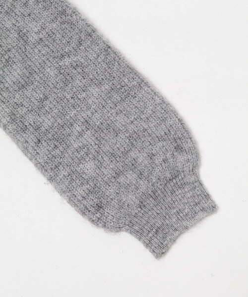 URBAN RESEARCH Sonny Label（アーバンリサーチサニーレーベル）の「『WEB限定』フリルカラーアゼニット（ニット/セーター・レディース・グレー/チャコール/ベージュ・Free）」の14枚目の写真
