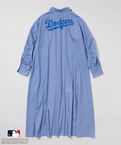 ROPE' PICNIC（ロペピクニック）の「【MLB COLLECTION BY JUN】リボンタイシャツワンピース（シャツワンピース・レディース・ネイビー/ブルー/サックス・38）」の21枚目の写真