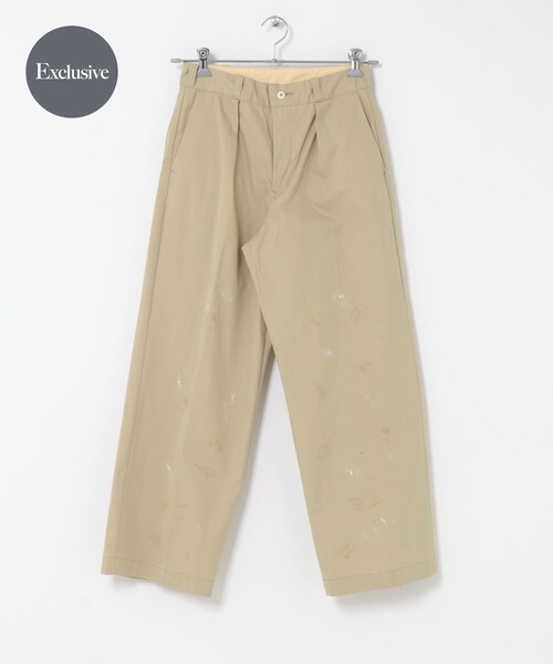 URBAN RESEARCH DOORS(アーバンリサーチドアーズ)の「『別注』Lee×DOORS CHETOPA WIDETOROUSER(その他パンツ・レディース・BEIGE/NAVY/PAINT・S/M)」の2枚目の写真