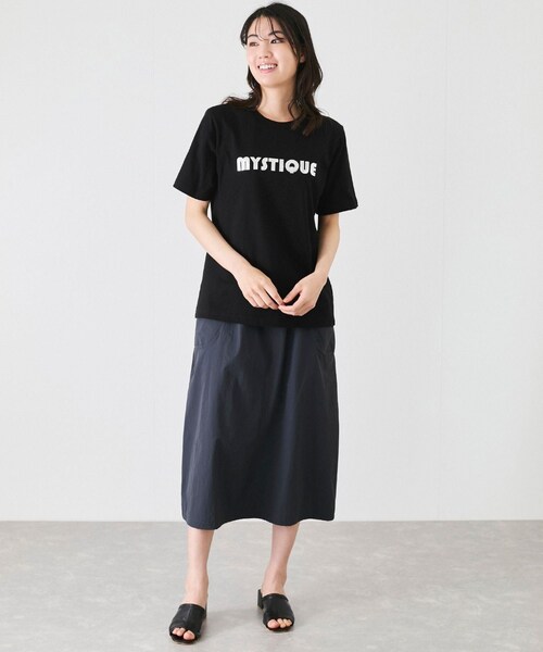 Jayro（ジャイロ）の「メタリックロゴプルオーバー（Tシャツ/カットソー・レディース・ブラック/ホワイト系・M）」の7枚目の写真