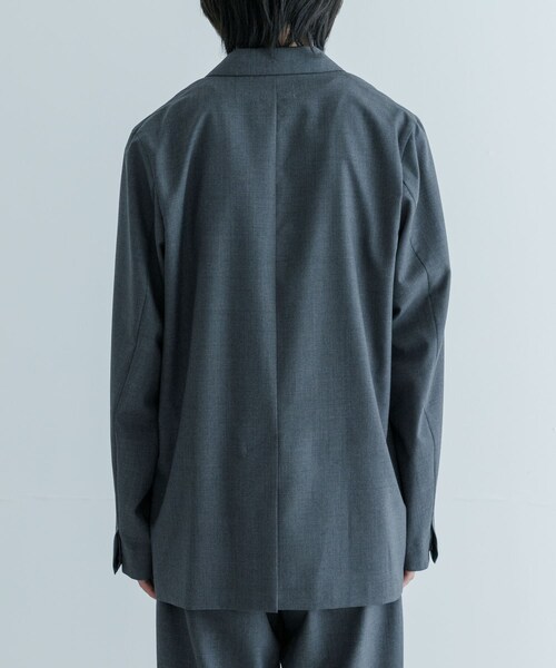 URBAN RESEARCH(アーバンリサーチ)の「ATON WOOL TROPICAL TAILORED JACKET(テーラードジャケット・メンズ・303 T.GRAY/005 BLK・4/6)」の12枚目の写真
