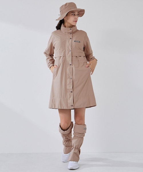ROPE'(ロペ)の「レインワンピース/撥水・透湿(ワンピース・レディース・ベージュ/ネイビー/ピンク・L/M)」の15枚目の写真