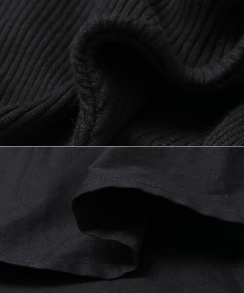 URBAN RESEARCH（アーバンリサーチ）の「ESTHE　RIB POPLIN DRESS（ワンピース・レディース・BLACK・S）」の14枚目の写真