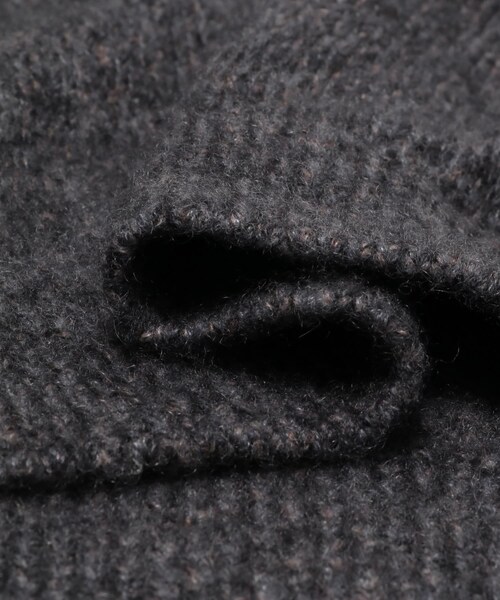 URBAN RESEARCH（アーバンリサーチ）の「new basic　CASHMERE SILK MOULINE CREW-NECK KNIT（ニット/セーター・メンズ・PEARL GRAY/CHARCOAL・M/L/XL）」の15枚目の写真