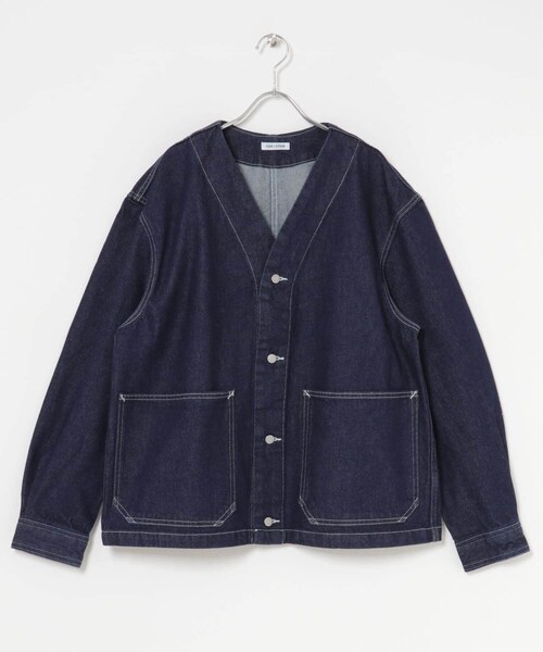 URBAN RESEARCH DOORS（アーバンリサーチドアーズ）の「FORK&SPOON　JFデニムノーカラージャケット（デニムジャケット・メンズ・ONEWASH/USED・4/5）」の11枚目の写真