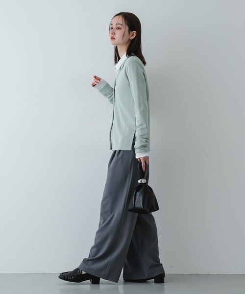 SENSE OF PLACE by URBAN RESEARCH（センスオブプレイスバイアーバンリサーチ）の「メタルツキキンチャクバッグ（ハンドバッグ・レディース・BLACK/BROWN/GREIGE・One）」の8枚目の写真