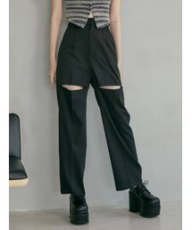 EMODA | カットアウトストレートパンツ(その他パンツ)