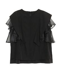 ELENDEEK | MESH LAYERED SLEEVE BL(シャツ/ブラウス)