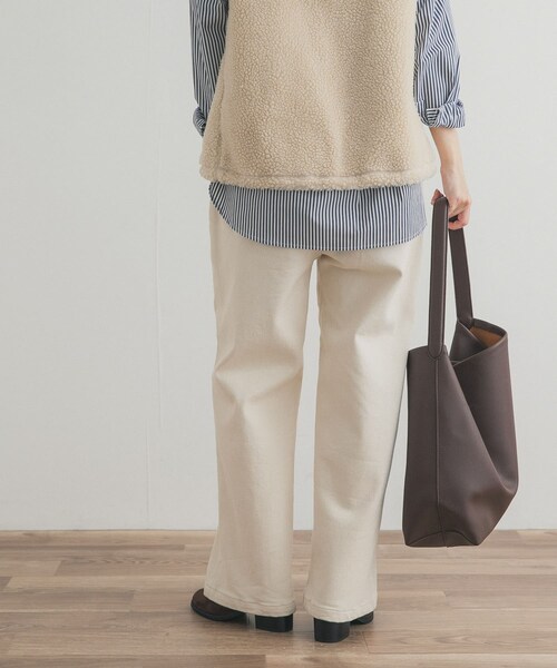 URBAN RESEARCH DOORS(アーバンリサーチドアーズ)の「裏起毛ベイカーイージーパンツ(その他パンツ・レディース・OFF/KHAKI・S/M)」の9枚目の写真