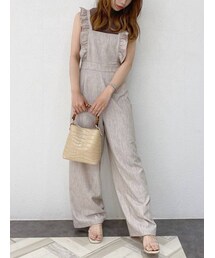 dazzlin | フリルバックリボンサロペット(サロペット/オーバーオール)