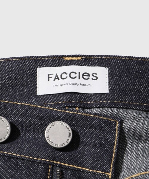 ADAM ET ROPE'(アダムエロペ)の「【FACCIES/ファッチーズ】RIGID LIGHT OZ DENIME FLARE PAMTS(デニムパンツ・メンズ・ネイビー・1/2)」の11枚目の写真