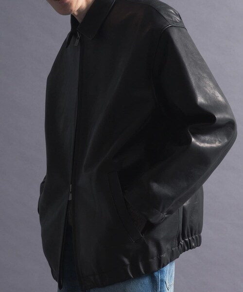 URBAN RESEARCH（アーバンリサーチ）の「『別注』semoh×URBAN RESEARCH　Horse Leather Jacket（テーラードジャケット・メンズ・BLACK・2/3）」の4枚目の写真