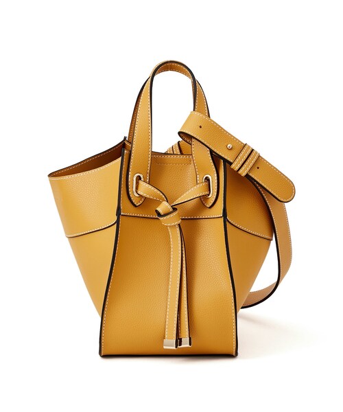 VIS(ビス)の「【累計販売数80,000点】【マルチWAY】フロントタイバッグ(ショルダーバッグ・レディース・モスグリーン/パープル系/イエロー系・F)」の3枚目の写真