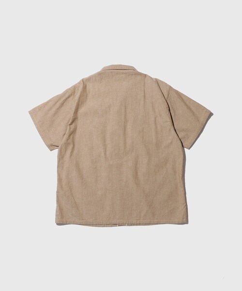ADAM ET ROPE'(アダムエロペ)の「【MISTER FREEDOM×SUGAR CANE】6oz BEIGE CHAMBRAY WATERTOWN SHIRT(シャツ/ブラウス・メンズ・ベージュ・L/XL)」の11枚目の写真