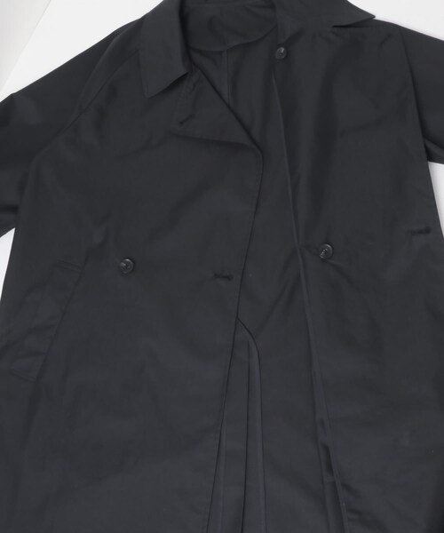 URBAN RESEARCH DOORS(アーバンリサーチドアーズ)の「TCツイル オーバーフィット トレンチコート(ステンカラーコート・メンズ・BROWN/NAVY・M/L)」の9枚目の写真