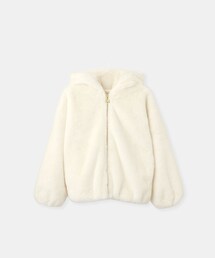 【KIDS/キッズ】ふわふわフェイクファージップブルゾン