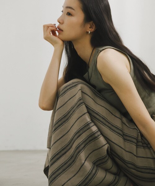 URBAN RESEARCH DOORS（アーバンリサーチドアーズ）の「Natural Cotton TankTop（タンクトップ・レディース・NATURAL/ASH・Free）」の8枚目の写真