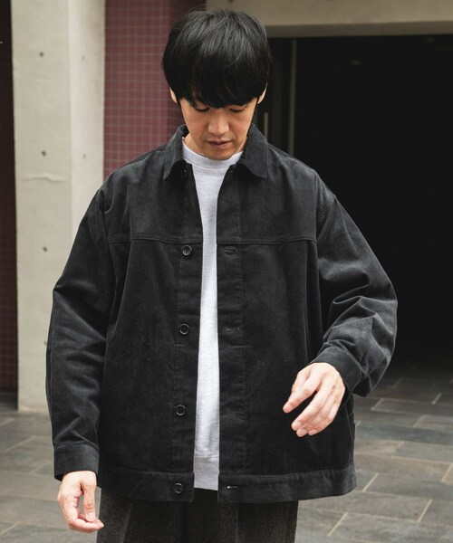 URBAN RESEARCH DOORS（アーバンリサーチドアーズ）の「コーデュロイ トラッカージャケット（テーラードジャケット・メンズ・D.CHARCOAL/BROWN/MOCHA・M/L）」の20枚目の写真