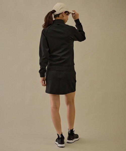 ROPE'（ロペ）の「【NOIR】【セットアップ対応】ハーフジップ長袖スタンドプルオーバー（Tシャツ/カットソー・レディース・ブラック/ベージュ系・L/M/S）」の9枚目の写真