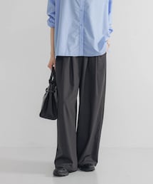 URBAN RESEARCH | 『3サイズ展開』『イージーケア』 ウール混タックギャザーストレートパンツ(その他パンツ)