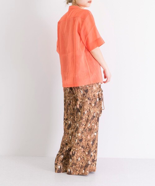 URBAN RESEARCH(アーバンリサーチ)の「WANDERUNG China Shirts(シャツ/ブラウス・レディース・65:orange/45:Green・FREE)」の18枚目の写真