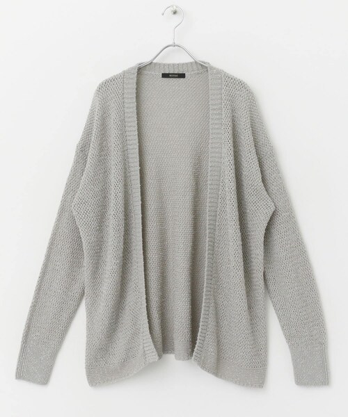 URBAN RESEARCH ROSSO（アーバンリサーチロッソ）の「透かし編みミドルカーディガン（カーディガン/ボレロ・レディース・gray/camel・FREE）」の20枚目の写真