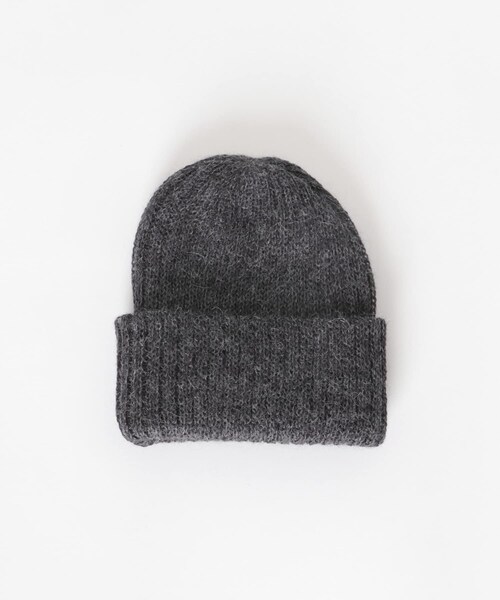 URBAN RESEARCH DOORS（アーバンリサーチドアーズ）の「KIJIMA TAKAYUKI　ALPACA BEANIE（ニットキャップ/ビーニー・レディース・C.GRAY/D.BROWN・one）」の3枚目の写真