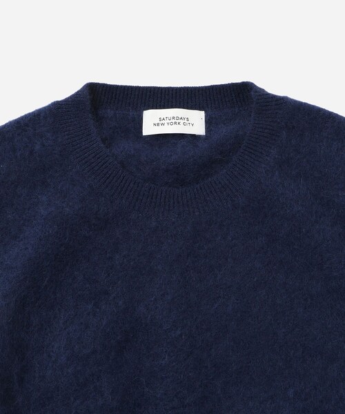 Saturdays NYC(サタデーズ ニューヨークシティ )の「Christine Textured Knit | WOMEN(ニット/セーター・レディース・ライトグレー/ネイビー/ワイン・M/S)」の10枚目の写真