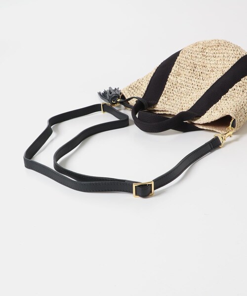 URBAN RESEARCH Sonny Label（アーバンリサーチサニーレーベル）の「VIOLAd’ORO　SANDRO V-8247（かごバッグ・レディース・nat×blk/nat×gold/br×gold・one）」の9枚目の写真