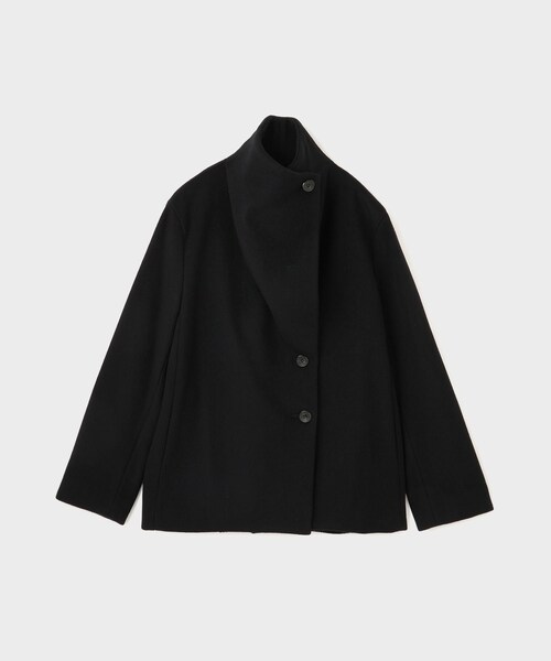 ROPE'(ロペ)の「【WEB限定】【moi salon et rope別注】プレミアムカシミヤ ショートコート(その他アウター・レディース・ブラック/キャメル・36/38/40)」の3枚目の写真