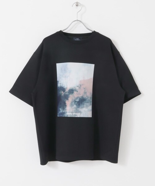 ITEMS URBANRESEARCH（アイテムズ アーバンリサーチ）の「Art Graphic ポンチTシャツ Dewy（Tシャツ/カットソー・メンズ・WHT/BLK・M/L）」の22枚目の写真