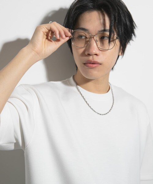 SENSE OF PLACE by URBAN RESEARCH（センスオブプレイスバイアーバンリサーチ）の「メタルフレームサングラス（メガネ・メンズ・SILVER/SLV MATT・one）」の7枚目の写真