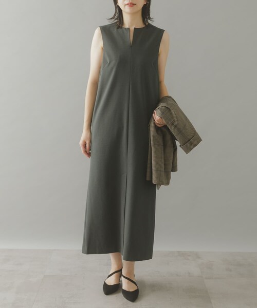 URBAN RESEARCH ROSSO（アーバンリサーチロッソ）の「...&DEAR 2wayバックリボンワンピース（ワンピース・レディース・GRAY/BLACK・FREE）」の16枚目の写真
