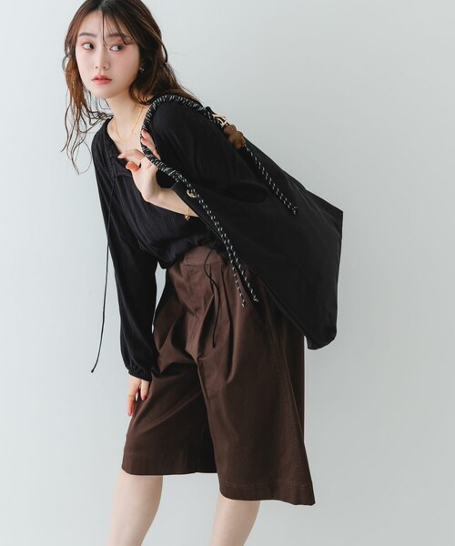 RODE SKO（ロデスコ）の「コードハンドルバッグ（トートバッグ・レディース・BLKxBLK/BEGxBRN/GRYxTAUPE・One）」の8枚目の写真