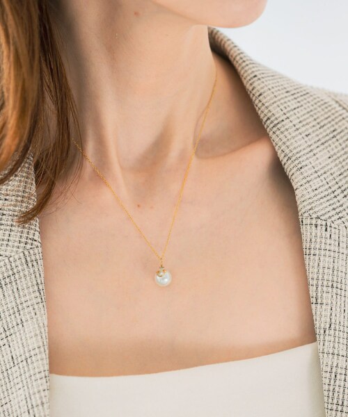 URBAN RESEARCH ROSSO（アーバンリサーチロッソ）の「Favorible　Smiley Top Necklace（ネックレス・レディース・GOLD・FREE）」の4枚目の写真
