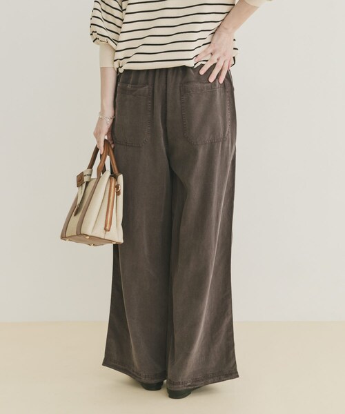 ITEMS URBANRESEARCH（アイテムズ アーバンリサーチ）の「リラクシーイージーパンツ（その他パンツ・レディース・CHA/M.GRY/BRN・Free）」の5枚目の写真