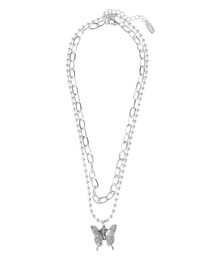 jouetie | バタフライダブルチェーンネックレス(ネックレス)