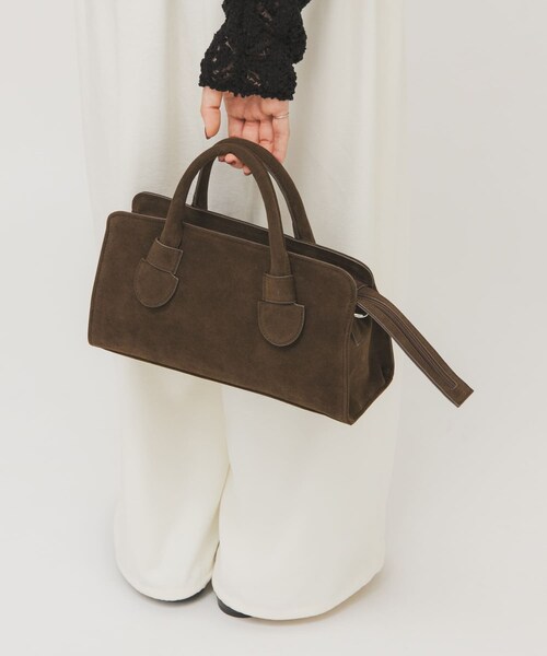 KBF（ケイビーエフ）の「ワイドデザインボストンBAG（ボストンバッグ・レディース・BLACK/D.BROWN・One）」の18枚目の写真